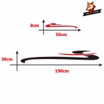 2 Sides Vinyl Graphics Stickers Decals Motorhome Stripes Camper Van for Ford Toyota Chevrolet Isuzu Citroen Berlingo